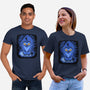Derpy Blue Beast-Unisex-Basic-Tee-Astrobot Invention