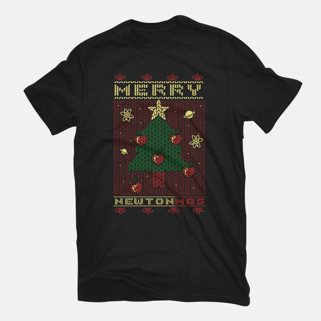 Merry Newtonmas-Mens-Basic-Tee-Umberto Vicente