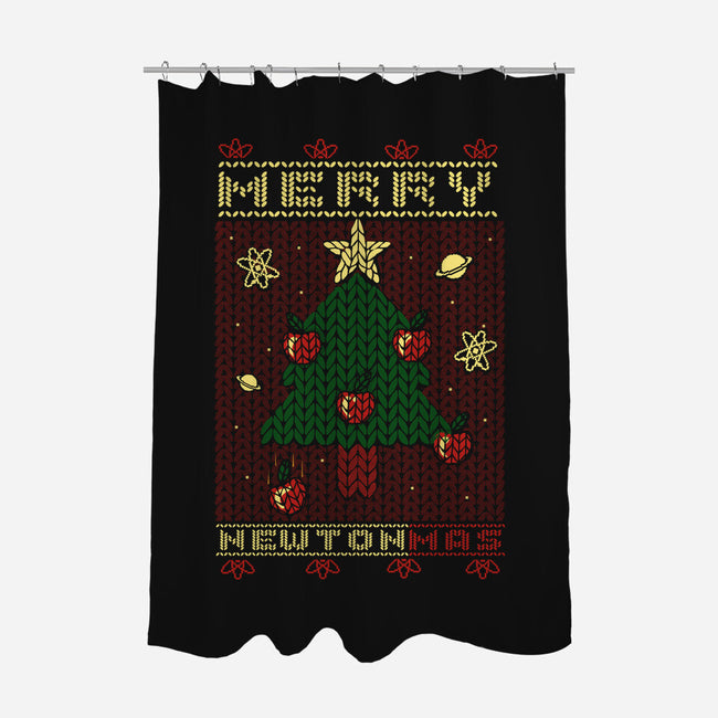 Merry Newtonmas-None-Polyester-Shower Curtain-Umberto Vicente
