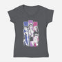 Glowing-Womens-V-Neck-Tee-paulagarcia
