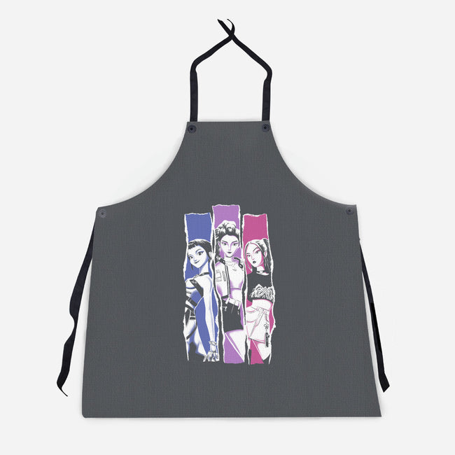 Glowing-Unisex-Kitchen-Apron-paulagarcia