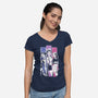Glowing-Womens-V-Neck-Tee-paulagarcia
