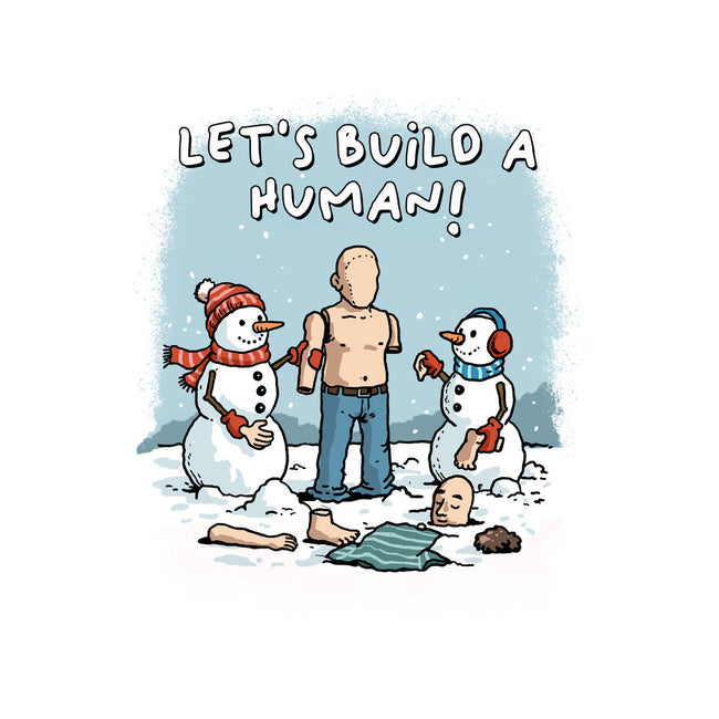 Let's Build A Human-None-Glossy-Sticker-GoshWow