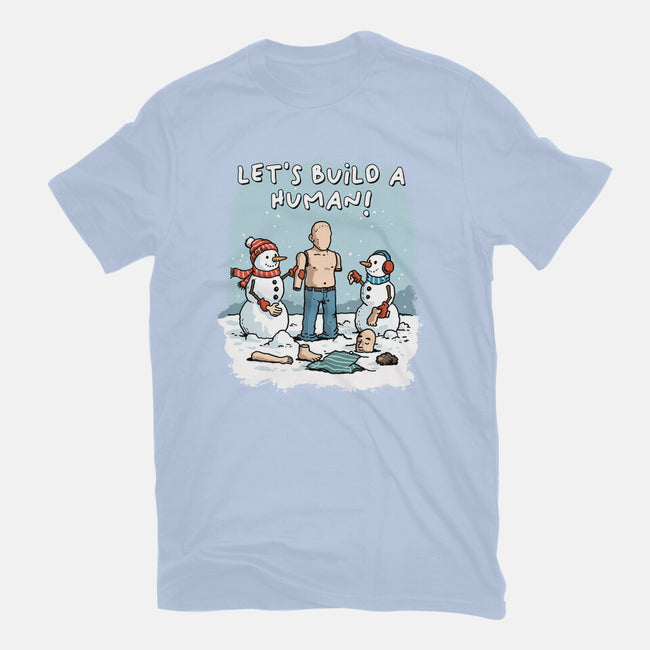 Let's Build A Human-Womens-Fitted-Tee-GoshWow