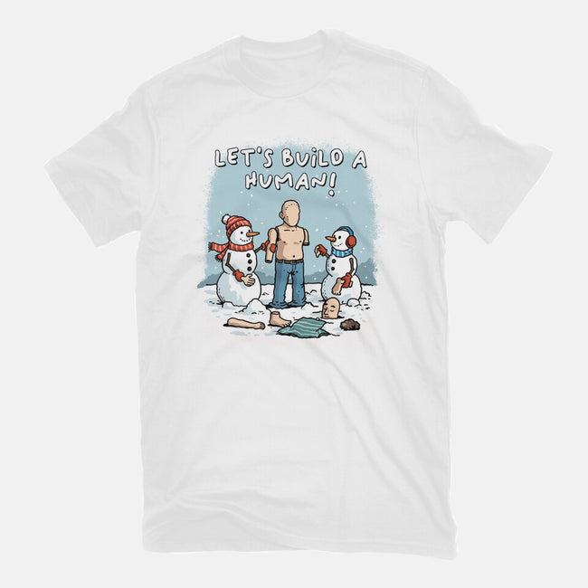 Let's Build A Human-Womens-Fitted-Tee-GoshWow