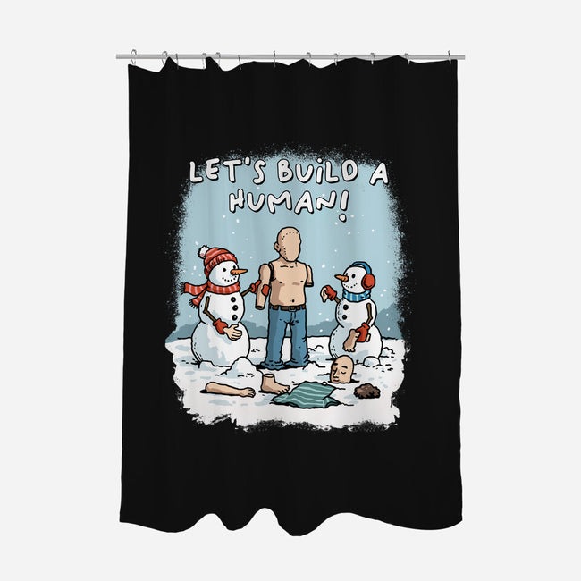 Let's Build A Human-None-Polyester-Shower Curtain-GoshWow