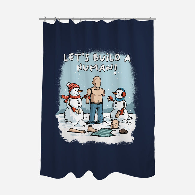 Let's Build A Human-None-Polyester-Shower Curtain-GoshWow