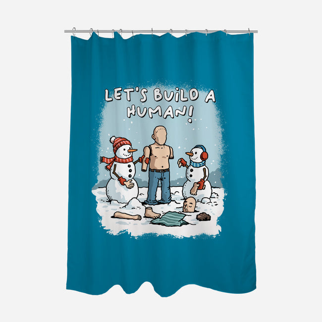 Let's Build A Human-None-Polyester-Shower Curtain-GoshWow