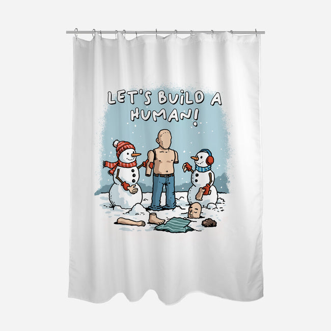 Let's Build A Human-None-Polyester-Shower Curtain-GoshWow