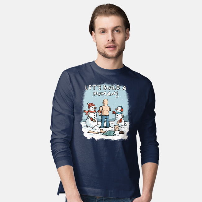 Let's Build A Human-Mens-Long Sleeved-Tee-GoshWow