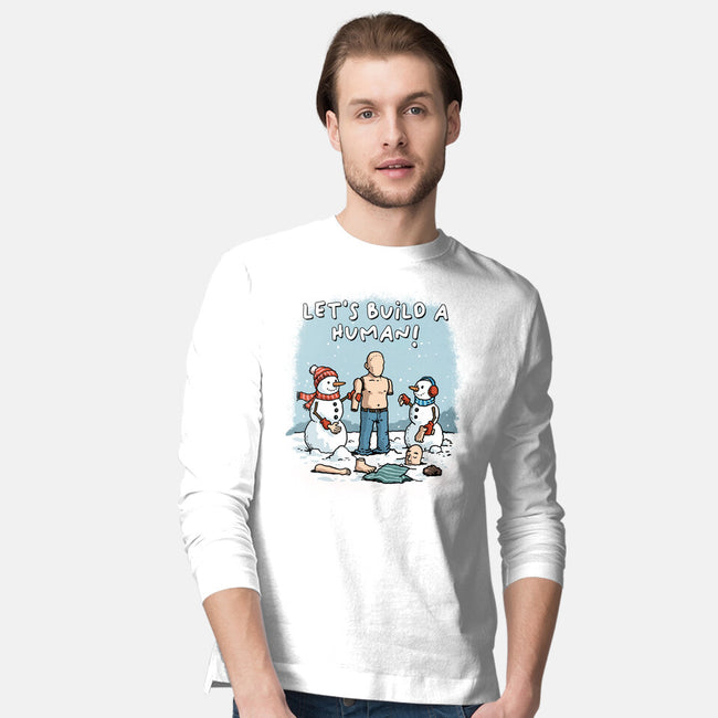 Let's Build A Human-Mens-Long Sleeved-Tee-GoshWow