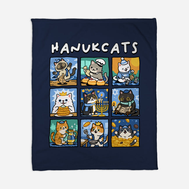 Hanukcats-None-Fleece-Blanket-GoshWow