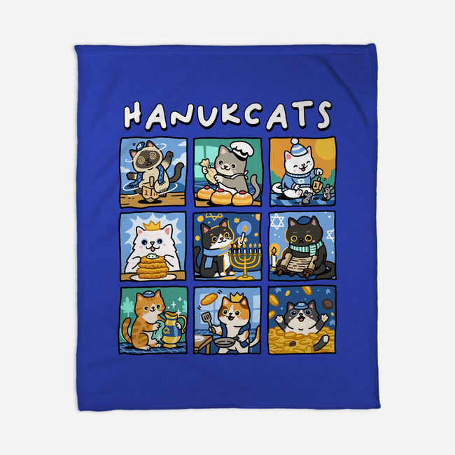 Hanukcats-None-Fleece-Blanket-GoshWow