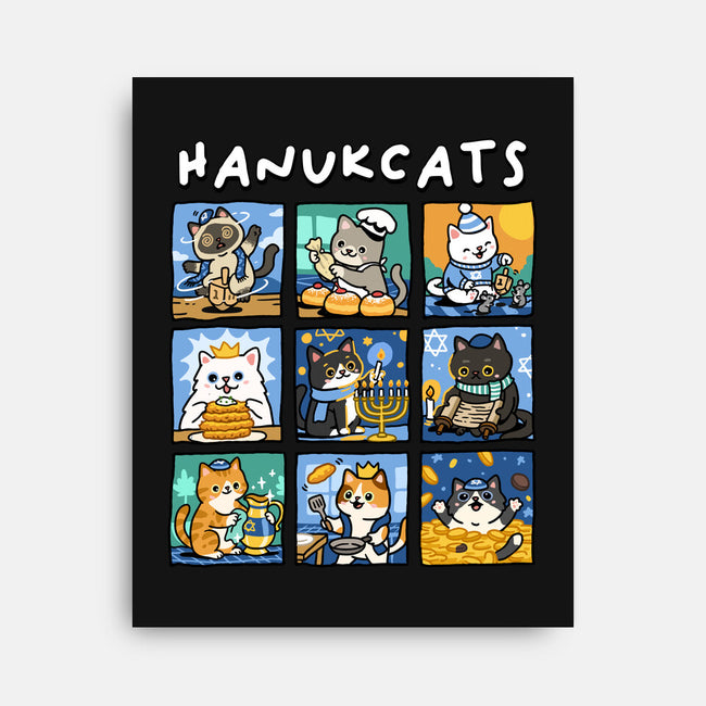 Hanukcats-None-Stretched-Canvas-GoshWow