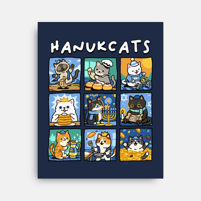 Hanukcats-None-Stretched-Canvas-GoshWow