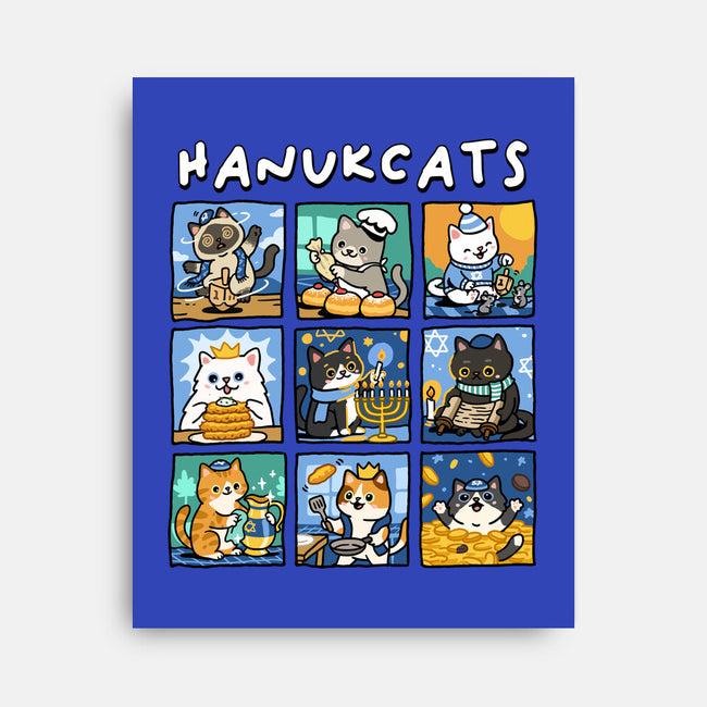 Hanukcats-None-Stretched-Canvas-GoshWow