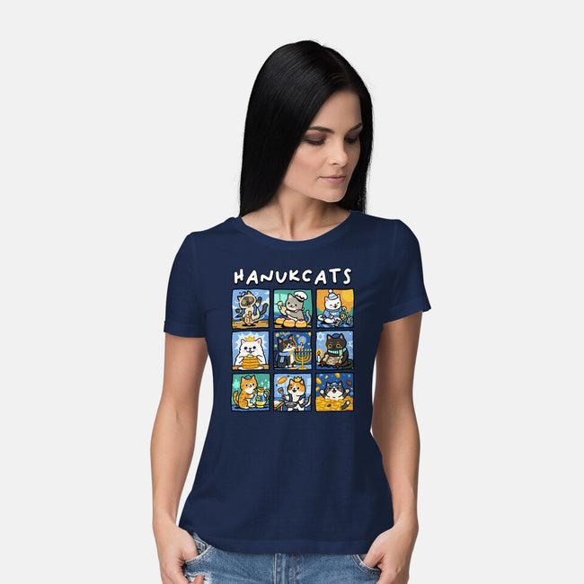 Hanukcats-Womens-Basic-Tee-GoshWow