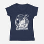 Azami Pop Candy-Womens-V-Neck-Tee-demonigote