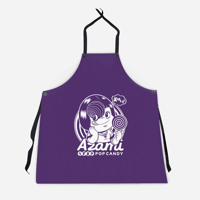 Azami Pop Candy-Unisex-Kitchen-Apron-demonigote