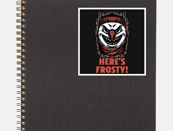 Snowman Horror Door Movie