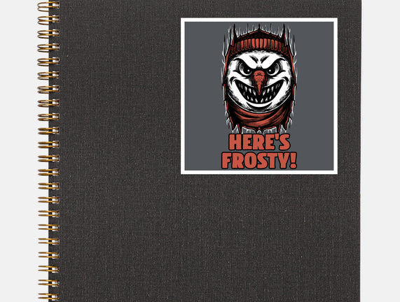 Snowman Horror Door Movie