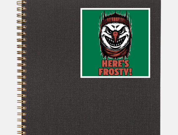 Snowman Horror Door Movie