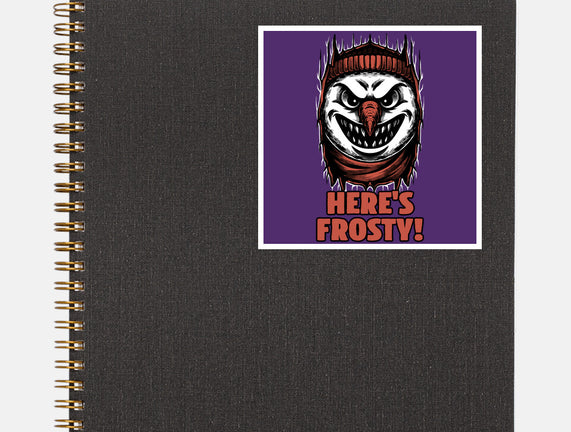 Snowman Horror Door Movie