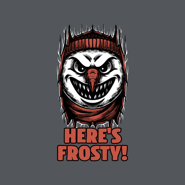 Snowman Horror Door Movie-Womens-V-Neck-Tee-Studio Mootant