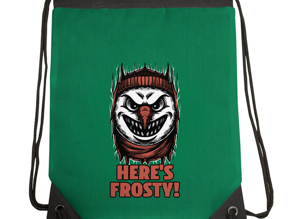 Snowman Horror Door Movie