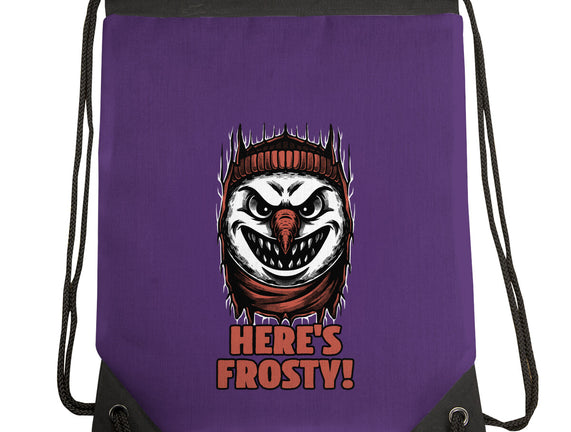 Snowman Horror Door Movie