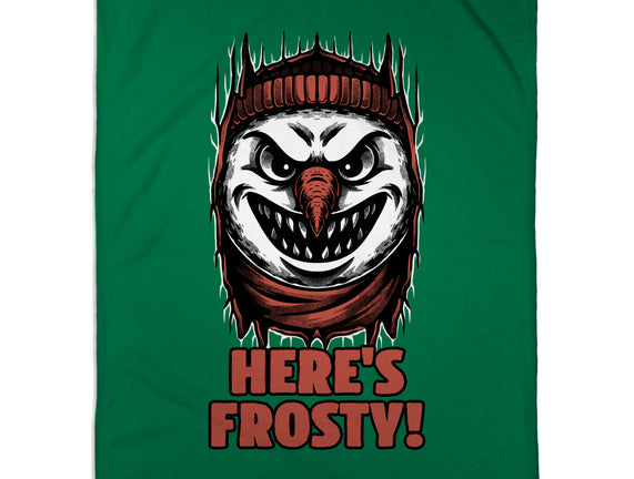 Snowman Horror Door Movie