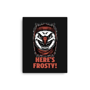 Snowman Horror Door Movie