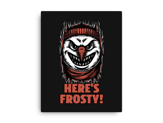 Snowman Horror Door Movie