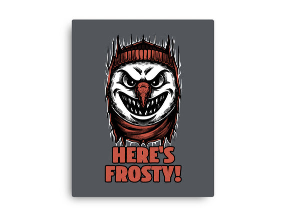 Snowman Horror Door Movie