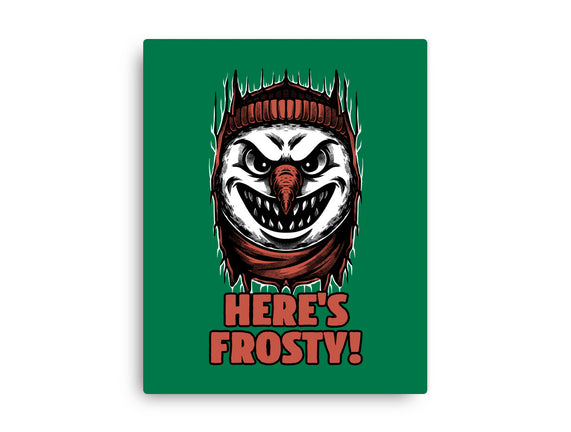 Snowman Horror Door Movie