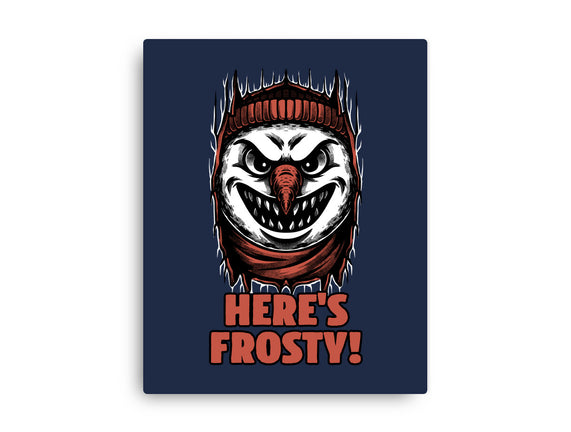 Snowman Horror Door Movie