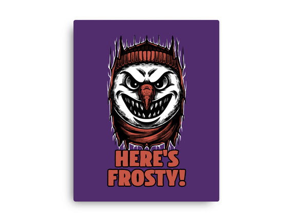 Snowman Horror Door Movie