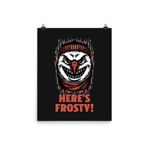 Snowman Horror Door Movie