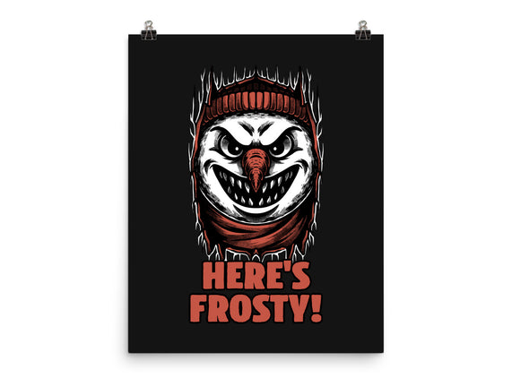 Snowman Horror Door Movie