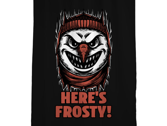 Snowman Horror Door Movie