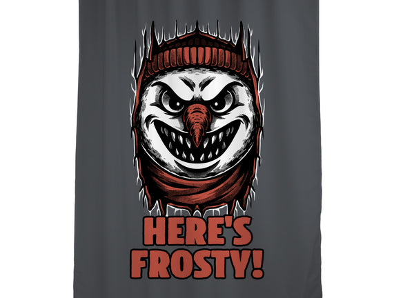 Snowman Horror Door Movie