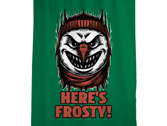 Snowman Horror Door Movie