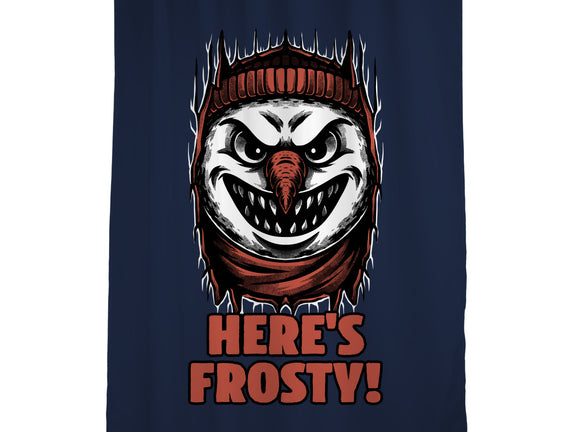 Snowman Horror Door Movie