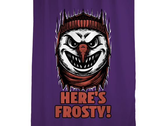 Snowman Horror Door Movie