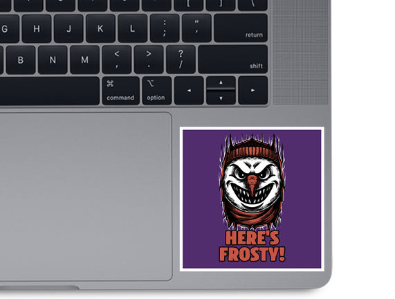 Snowman Horror Door Movie