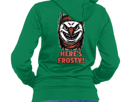 Snowman Horror Door Movie