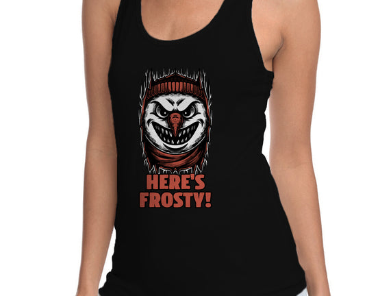 Snowman Horror Door Movie