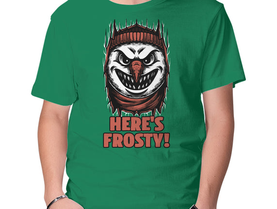 Snowman Horror Door Movie