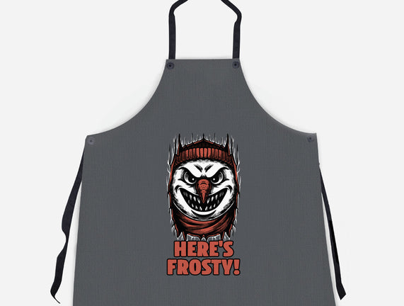 Snowman Horror Door Movie