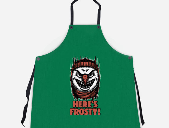 Snowman Horror Door Movie